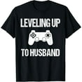 thumbnail image 1 of Engagement Tshirt for Groom Video Game Lovers Gamming Vintage Gifts T-shirt, 1 of 2