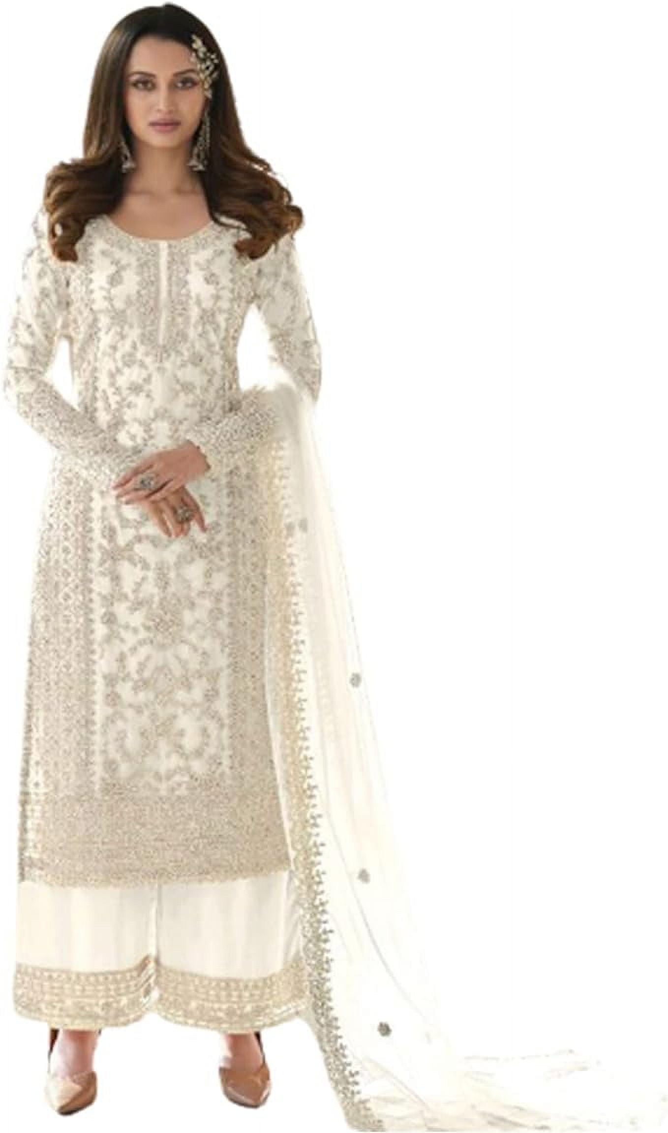 engagement dress for women pakistani Sea Green Formal Shirt Gharara main image 0