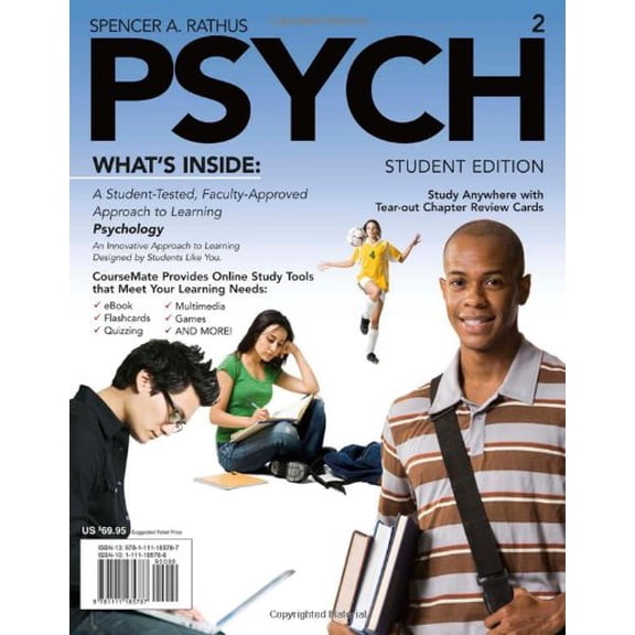 Pre-Owned PSYCH (with Review Cards, CourseMate Printed Access Card) (Paperback) 1111185786 9781111185787