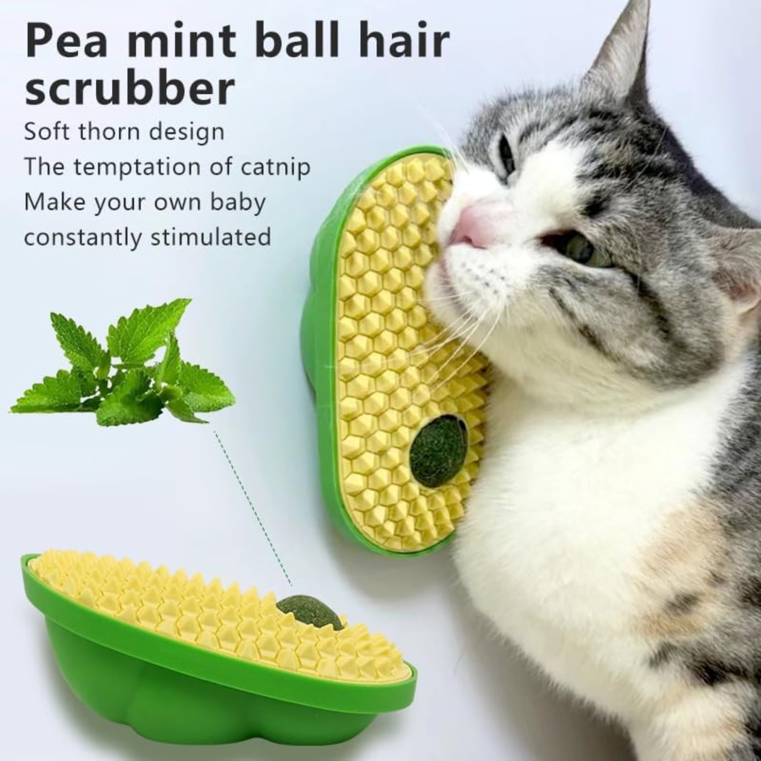 Engaging Interactive Catnipinfused Wall Balls Set of 2 Playful Cat