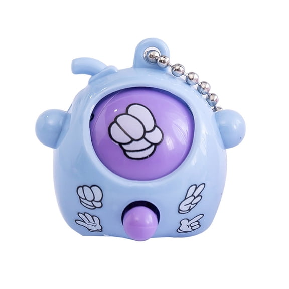 Engaging Rock Paper Scissor Surprise Eggs Toy Fun Interactive Vending Keychain Toy For Student Creative Playing