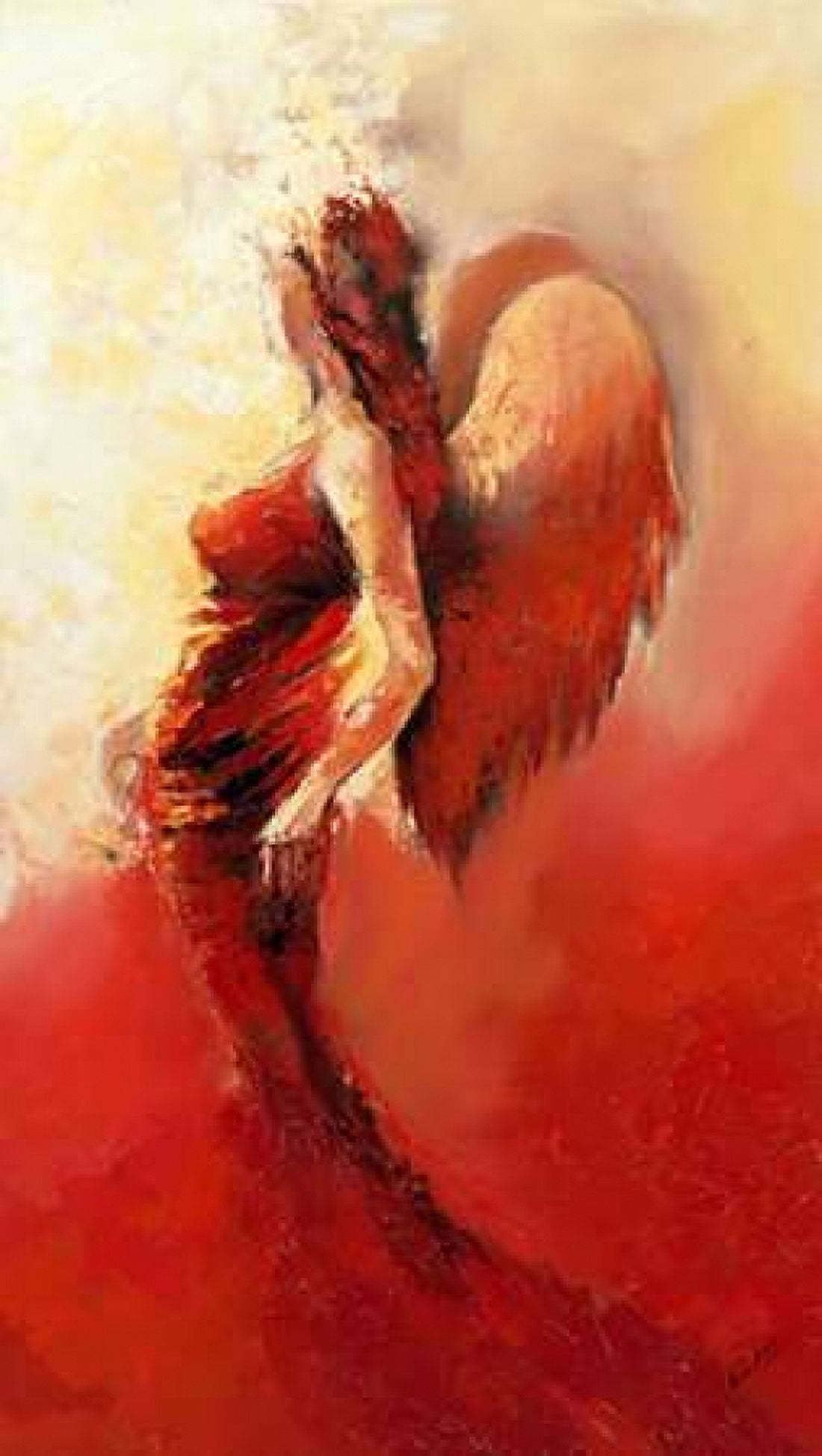 Engel 2 Canvas Art - Elena Filatov (12 x 18)