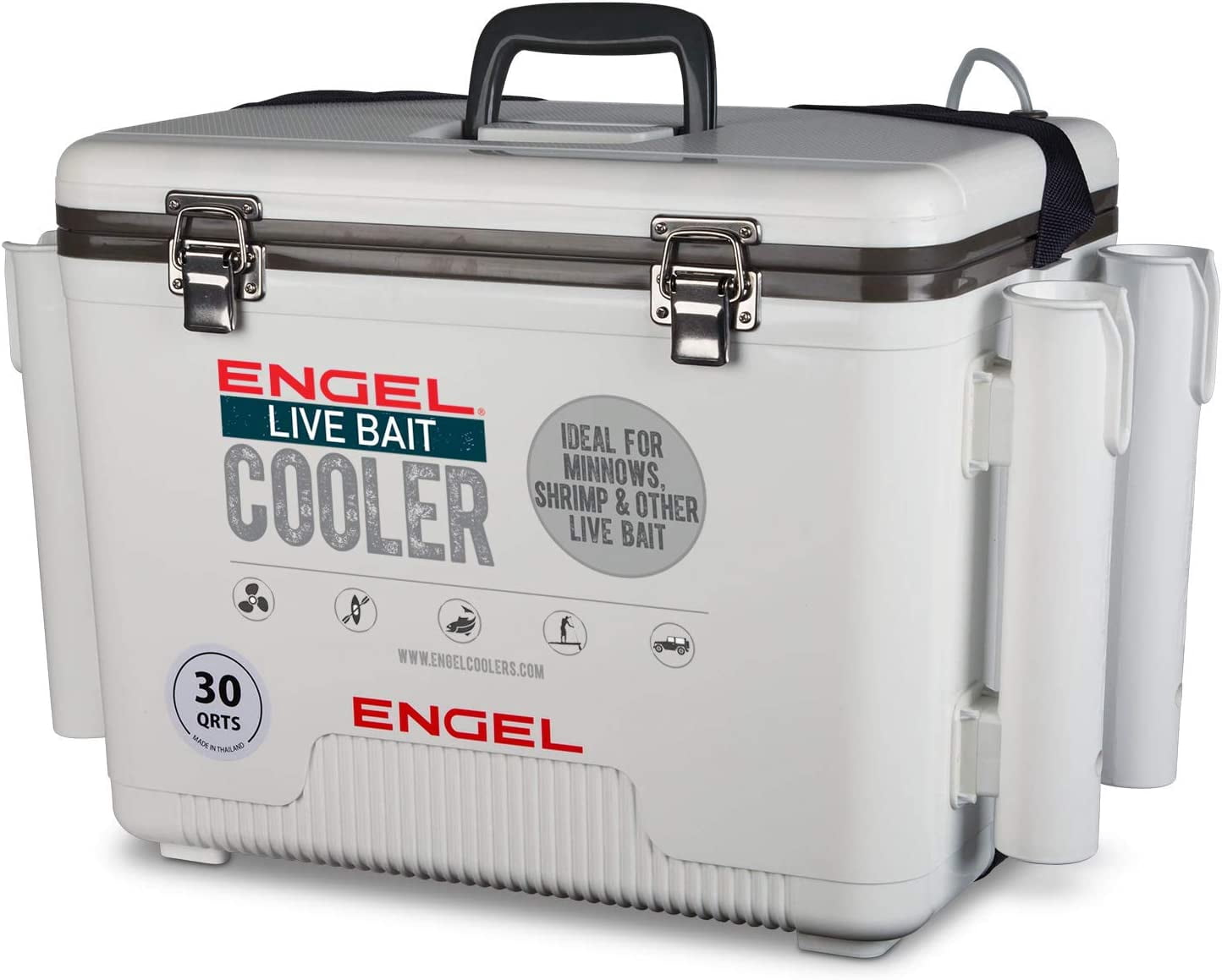 Cooler Live Bait Bucket And Pump Engel 30qt Live Bait Cooler Box