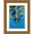 thumbnail image 1 of Engelbrecht, Jim 13x18 Gold Ornate Wood Framed with Double Matting Museum Art Print Titled - Reflection of palm trees on water, 1 of 4