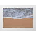 thumbnail image 1 of Engelbrecht, Lisa S. 18x13 White Modern Wood Framed Museum Art Print Titled - Sea foam on Golden sandy beach, 1 of 4