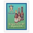 thumbnail image 1 of Engelhardt Brewery (Brauerei) German Beer - Vintage Advertising Poster c.1936 - Fine Art Rolled Canvas Print (Unframed) 20in x 26in, 1 of 4