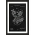 thumbnail image 1 of "Engine 1914 Black Paper" Framed Painting Print, 1 of 4