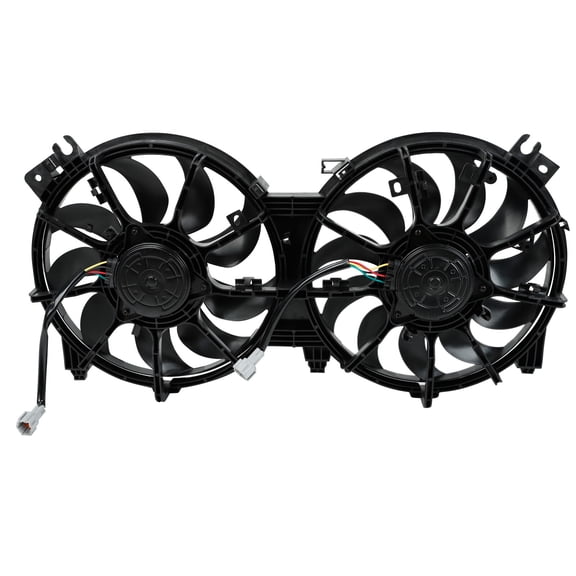 Engine A/C Condenser Radiator Cooling Dual Fan Assembly Fit 2007-2018 Nissan Altima/2016-2023 Nissan Maxima 21481JA100