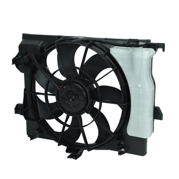 Engine A/C Condenser Radiator Cooling Single Fan Assembly For 2012-2014 Hyundai Accent Veloster 2012-2017 Kia Rio OEM# HY3115136