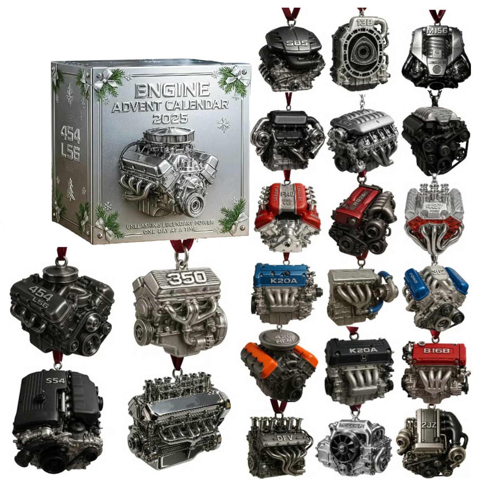 Engine Advent Calendar 2025, 24 Days Christmas Countdown Calendars with ...
