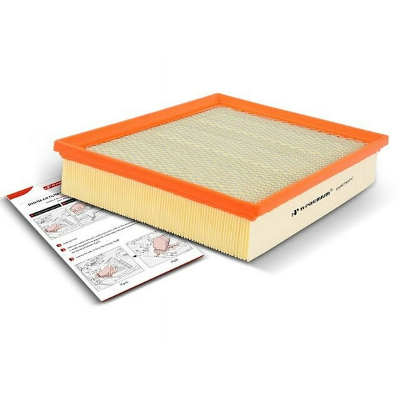 Engine Air Filter 1 - Compatible with 1999 - 2018 GMC Sierra 1500 2000 2001 2002 2003 2004 2005 2006 2007 2008 2009 2010 2011 2012 2013 2014 2015 2016 2017