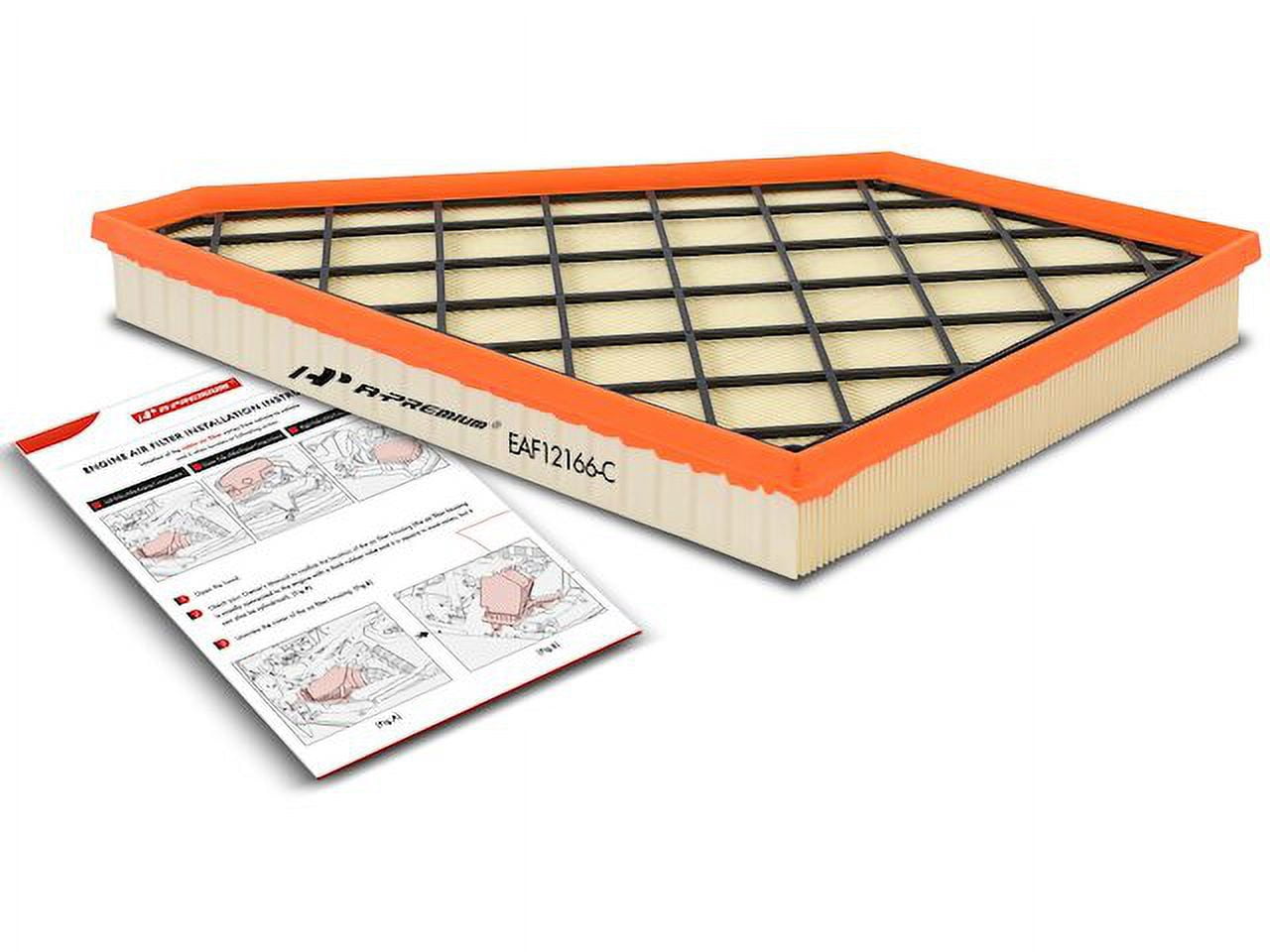 A-Premium 3-PC Cabin Air Filter with Activated Carbon Compatible with