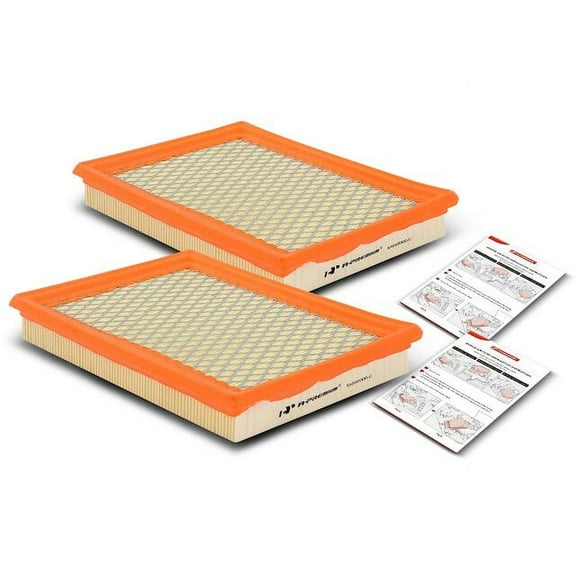 Engine Air Filter Set 2 - Compatible with 2009 - 2012 INFINITI FX35 Base 3.5L V6 2010 2011