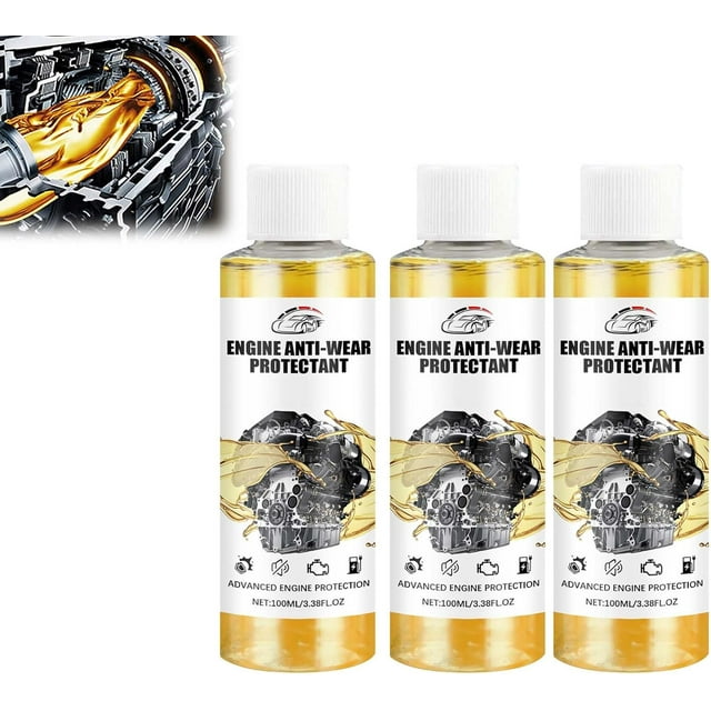 Engine Anti-Wear Protectant, Highly Effective Engine Anti-Wear Protectant, Engine Oil Additive for Car Engine, Oil Treatment for Car Engine, Car Engine Anti-Wear Protection Agent