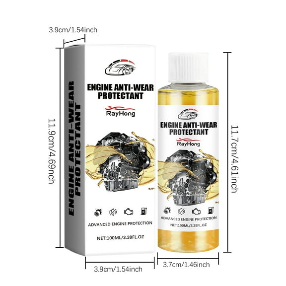 Engine Anti-Wear Protectant, Highly Effective Engine Anti-Wear Protection Additive, for Noise Reduction, Anti Shake, Car Maintenance Engine Protection Tool (1PCS)