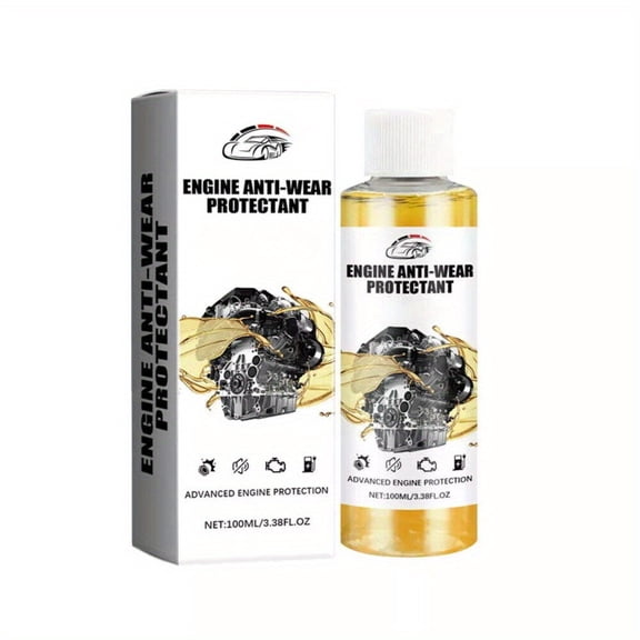 Engine Anti-Wear Protector - Noise Reduction & Shock Absorption, Car Maintenance Treatment for Enhanced Performance, Engine Maintenance Treatment