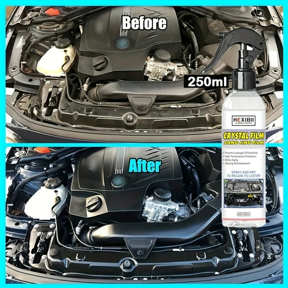Engine Bay Cleaner Engine Shine Protector Detailer Decontamination Deep Degreasing Compartment Heavy Oil Dust Car Cleaning Tool