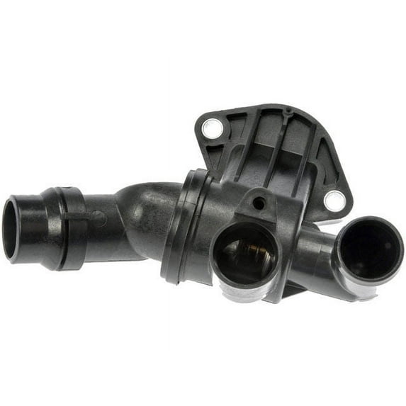 Engine Block Engine Coolant Thermostat Housing Assembly - Compatible with 2006 - 2008 Audi A3 2007