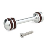 Engine Block Oil Gallery Plug Aluminum Oil Diverter Barbell Part Number # 12573460, Fit for G M LS Gen III and IV Engines, 6061-T6 Aluminum Alloy Material.