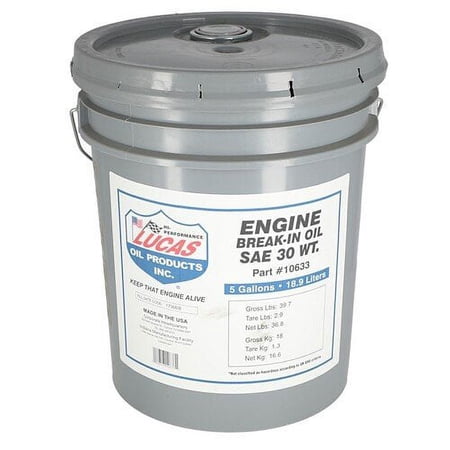 Engine Break-in Oil - SAE30 5 Gallons