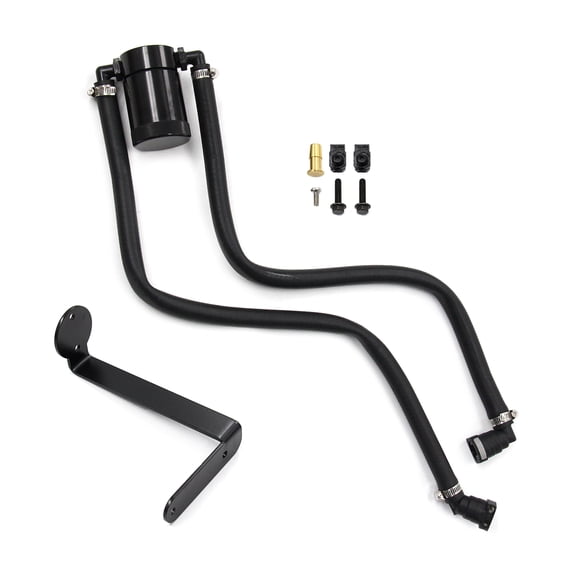 Engine Breathable Kettle Baffled Oil Catch Can Compact-Engine Air Oil Separator-Tank Reservoir for 2.7EB 3.5EB 5.0