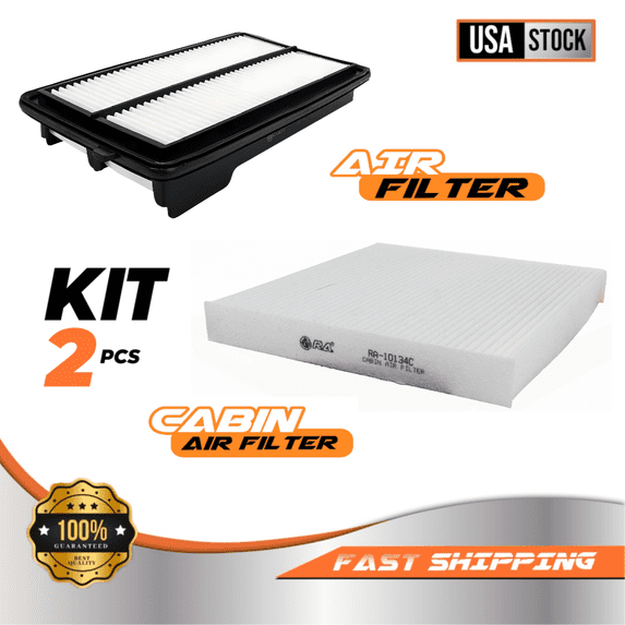 Engine & Cabin Air Filter Set for Acura TLX 2015 - 2020 V6 3.5L Sedan SH-AWD