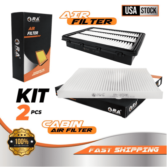 Engine & Cabin Air Filter Set for Lexus LS460 2007 - 2017 V8 4.6L F L Sedan