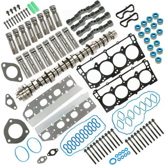 Engine Camshaft MDS Lifters Gaskets Kit Replacement for Ram 1500 5.7L Pickup 2011 2012 2013 2014 2015 2016 5038785AB 53021727AC 53021726AD