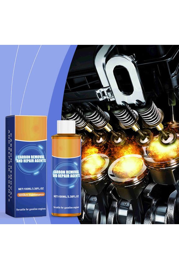 Engine Carbon Cleaner and Wear Protectant, Fuel System Treatment to Remove Deposits, Reduce Friction, Boost MPG, Gas Saver Additive for Cars, 3.38 fl oz
