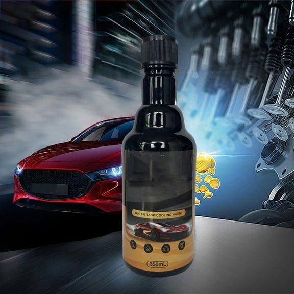 Engine Coolant Additive, 350ml Rust Inhibitor, Transmission Fluid Treatment, Reduces Noise Vibration, Heat Dissipation Booster, Safe for All Cooling Systems