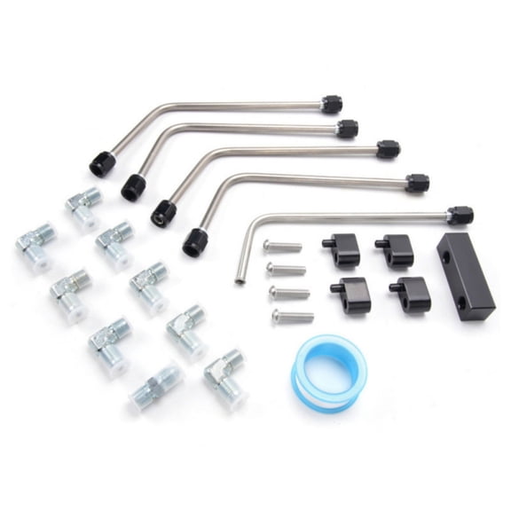 Stainless Steel Coolant Crossover Vent Kit For LS Series, LS Engine Cooling System Performances Enhancement