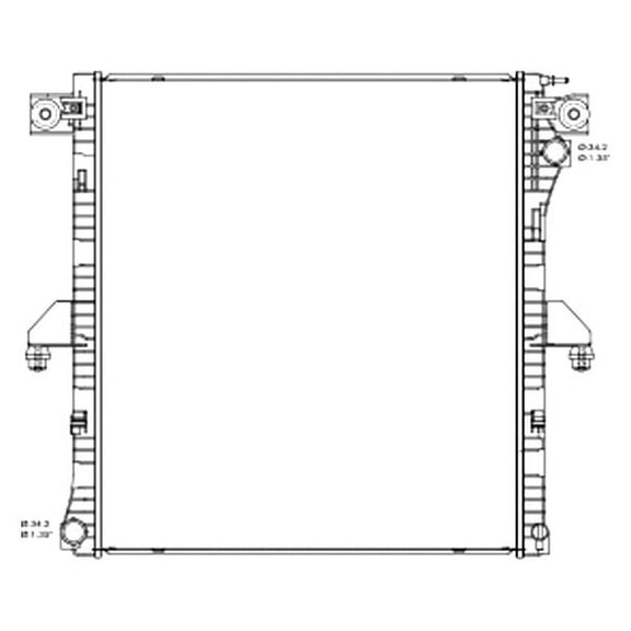 Engine Coolant Radiator For Ford Ranger 2019-2022 RAD3124