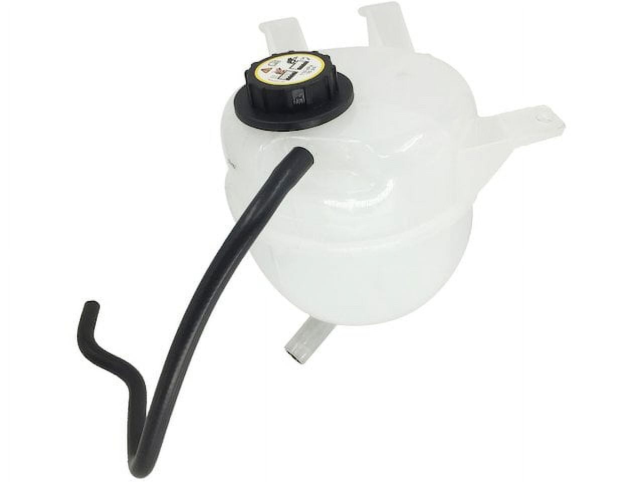 Engine Coolant Radiator Overflow Expansion Tank - with Cap - Compatible with 1997 - 2002 Ford E-150 Econoline 1998 1999 2000 2001