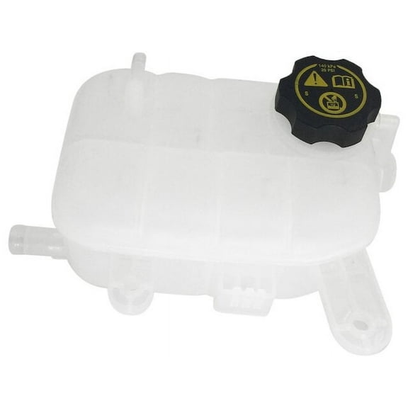 Engine Coolant Reservoir Expansion Tank with Cap - Compatible with 2015 - 2019 Chevy Trax 1.4L 1.8L 4-Cylinder 2016 2017 2018