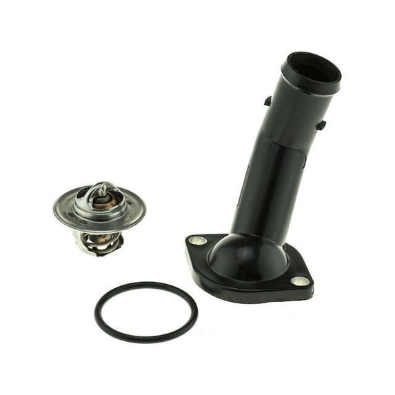 Engine Coolant Thermostat Housing Assembly - Compatible with 1998 - 2006 Volkswagen Beetle 1999 2000 2001 2002 2003 2004 2005