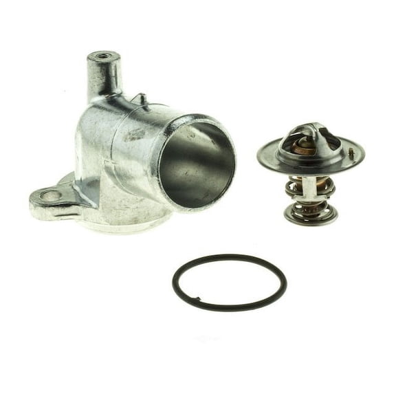 Engine Coolant Thermostat Housing Assembly - Compatible with 2000 - 2005 Ford Excursion 6.8L V10 - Motorad