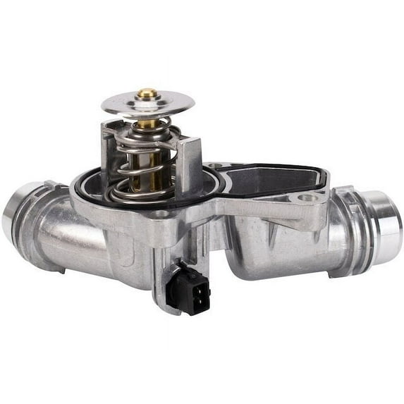 Engine Coolant Thermostat Housing Assembly - Compatible with 2000 BMW 323Ci
