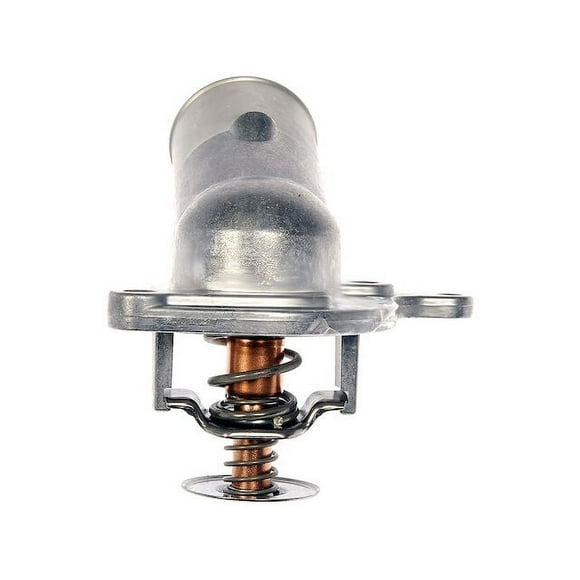 Engine Coolant Thermostat Housing Assembly - Compatible with 2001 - 2003 Chevy Silverado 2500 HD 6.0L V8 2002