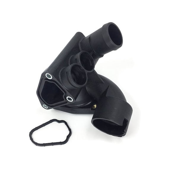 Engine Coolant Thermostat Housing Assembly - Compatible with 2001 - 2003 Volkswagen EuroVan AXK 2002