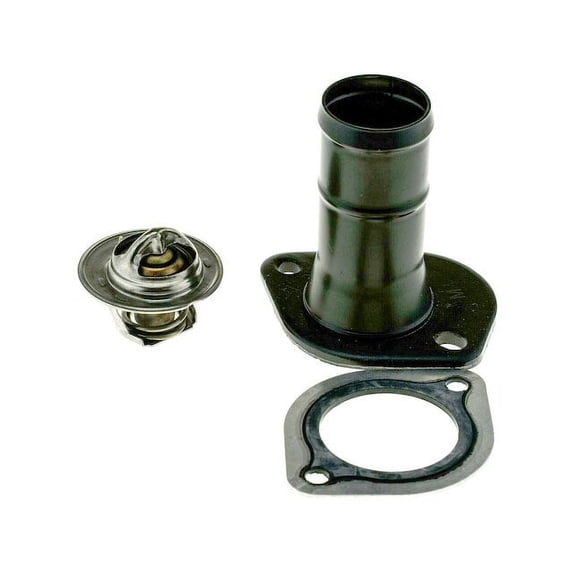 Engine Coolant Thermostat Housing Assembly - Compatible with 2001 - 2006 Dodge Caravan 3.3L V6 - Motorad