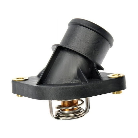 Engine Coolant Thermostat Housing Assembly - Compatible with 2002 - 2012 Jeep Liberty 3.7L V6 2003 2004 2005 2006 2007 2008 2009 2010 2011