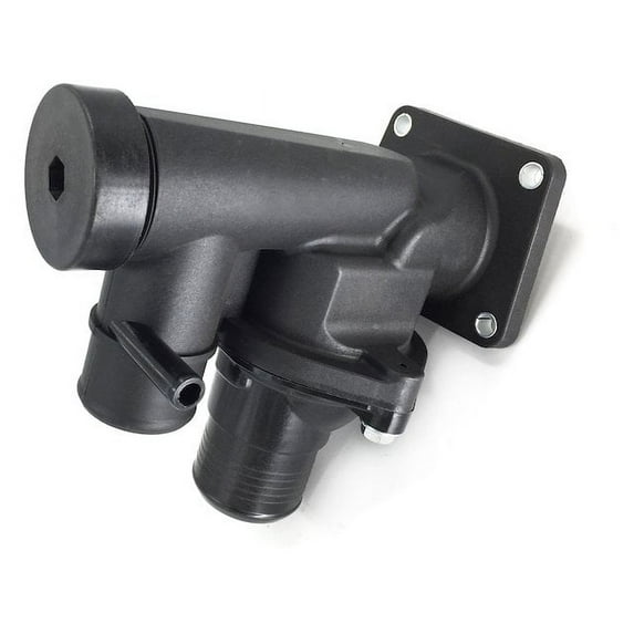Engine Coolant Thermostat Housing Assembly - Compatible with 2002 Ford Thunderbird 3.9L V8