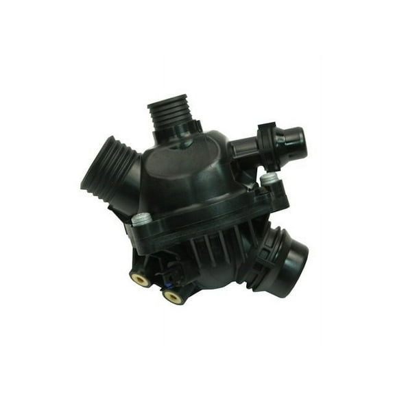 Engine Coolant Thermostat Housing Assembly - Compatible with 2007 - 2013 BMW 328i 3.0L 6-Cylinder 2008 2009 2010 2011 2012