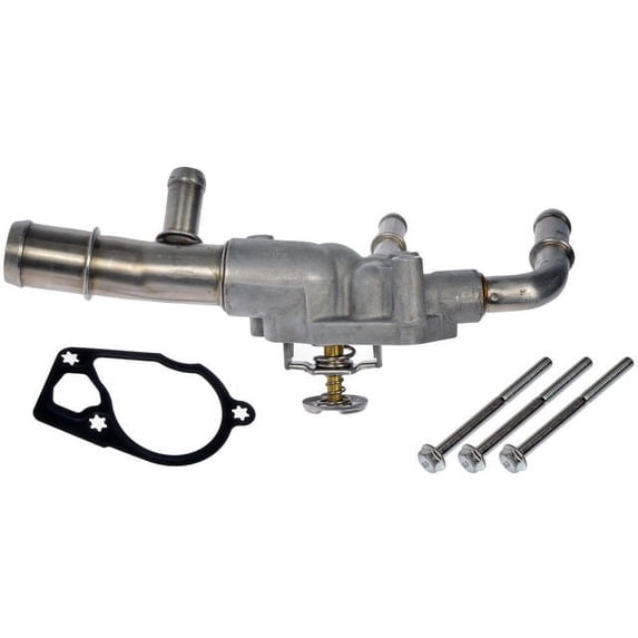 Engine Coolant Thermostat Housing Assembly - Compatible with 2010 - 2016 Buick LaCrosse 2011 2012 2013 2014 2015