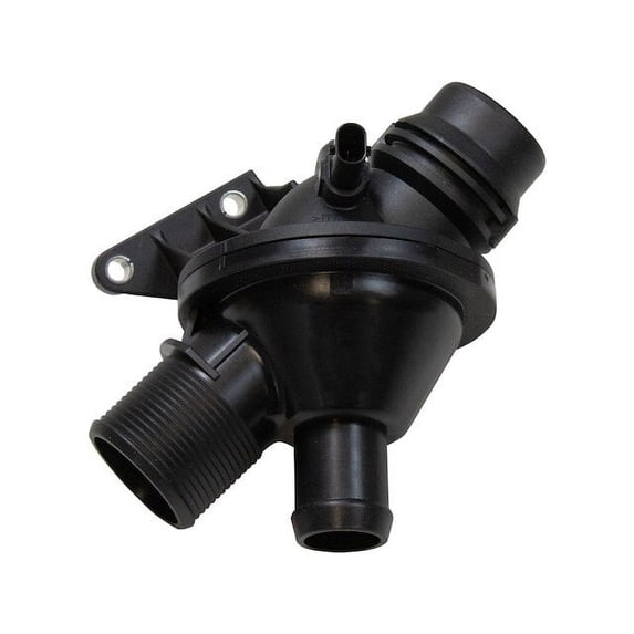 Engine Coolant Thermostat Housing Assembly - Compatible with 2013 - 2017 BMW 320i 2.0L 4-Cylinder 2014 2015 2016