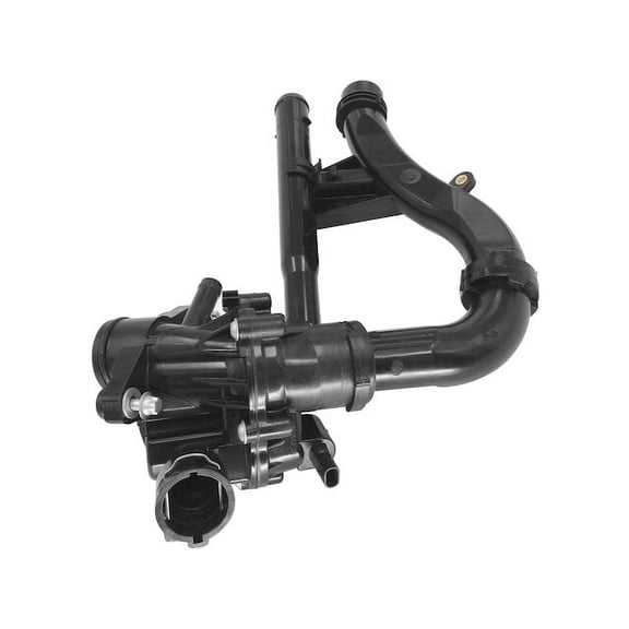 Engine Coolant Thermostat Housing Assembly - Compatible with 2015 - 2018 Mercedes-Benz C300 2.0L 4-Cylinder 2016 2017