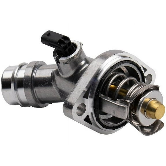 Engine Coolant Thermostat Housing Assembly - Compatible with 2016 - 2020 Hyundai Elantra 2017 2018 2019