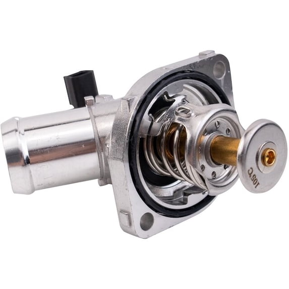 Engine Coolant Thermostat Housing Assembly - Compatible with 2017 - 2021 Honda Civic 2018 2019 2020