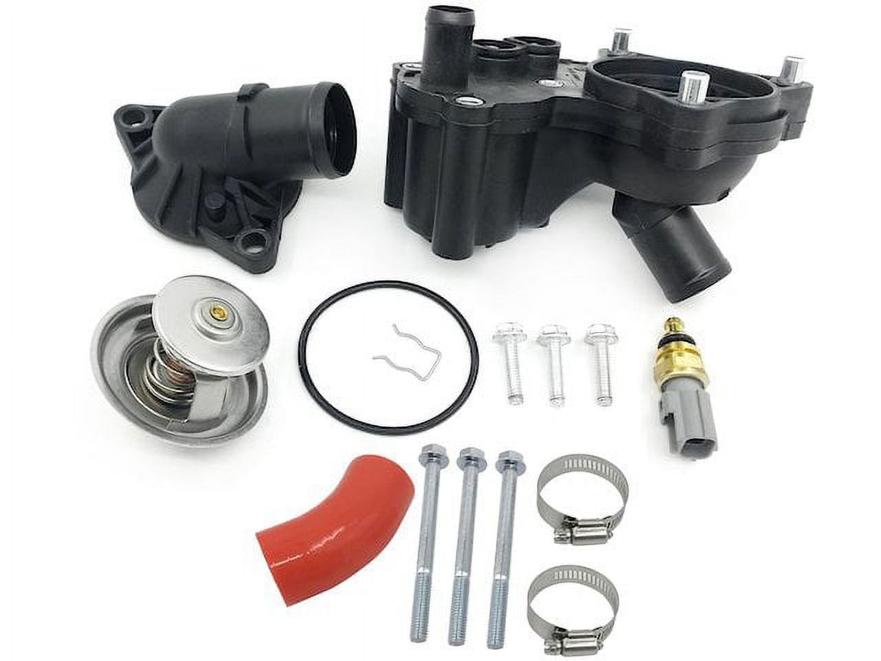 Engine Coolant Thermostat Housing Assembly Kit Compatible with 2002