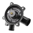 thumbnail image 1 of Engine Coolant Thermostat Housing Assembly for Volkswagen Touareg 079121115BA Plastic Metal Black, 1 of 6